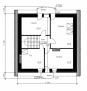 Проект лаконичного одноэтажного дома с мансардой Rg5019z (Зеркальная версия) План3