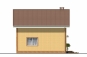 Проект небольшого одноэтажного дома с мансардой Rg5022 Фасад4