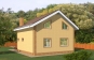 Проект небольшого одноэтажного дома с мансардой Rg5022 Вид3