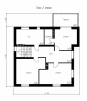Проект просторного двухэтажного жилого дома с подвалом и чердаком Rg5023 План3