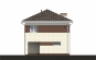 Проект компактного двухэтажного дома с террасой Rg5029 Фасад1