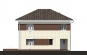 Проект компактного двухэтажного дома с террасой Rg5029 Фасад4