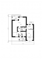 Дом с мансардой, гаражом, террасой и балконом Rg5032z (Зеркальная версия) План2
