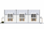 Дом с мансардой, террасой и балконом - 1 секция Rg5037z (Зеркальная версия) Фасад1
