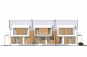 Дом с мансардой, террасой и балконом - 1 секция Rg5037 Фасад3