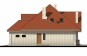 Дом с мансардой, гаражом, эркером, террасой и балконами Rg5044z (Зеркальная версия) Фасад2