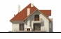 Дом с мансардой, гаражом, эркером, террасой и балконами Rg5044z (Зеркальная версия) Фасад3