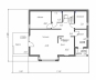 Дом с мансардой и террасой Rg5046z (Зеркальная версия) План2