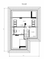 Дом с мансардой и гаражом Rg5049z (Зеркальная версия) План4