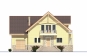 Дом с мансардой, эркером, гаражом, террасой и балконами Rg5054z (Зеркальная версия) Фасад1