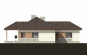 Одноэтажный дом с гаражом и террасой Rg5060z (Зеркальная версия) Фасад4