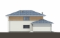 Двухэтажный дом с гаражом на две машины, террасой и балконом Rg5072z (Зеркальная версия) Фасад4