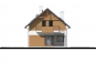 Дом с подвалом, мансардой, террасой и балконами Rg5095z (Зеркальная версия) Фасад3