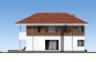 Двухэтажный дом с гаражом, террасой и балконами Rg5104z (Зеркальная версия) Фасад2