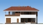 Двухэтажный дом с гаражом, террасой и балконами Rg5104z (Зеркальная версия) Фасад3