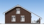 Проект одноэтажного дома с мансардой, навесом и террасой Rg5105 Фасад3