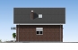 Проект одноэтажного дома с мансардой, навесом и террасой Rg5105 Фасад4