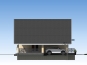 Проект одноэтажного дома с мансардой, навесом и террасой Rg5106z (Зеркальная версия) Фасад2