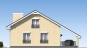 Проект одноэтажного дома с мансардой, навесом и террасой Rg5106 Фасад3