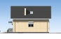 Проект одноэтажного дома с мансардой, навесом и террасой Rg5106 Фасад4