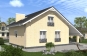 Проект одноэтажного дома с мансардой, навесом и террасой Rg5106z (Зеркальная версия) Вид3