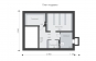 Одноэтажный дом с мансардой, подвалом, гаражом и балконом Rg5109z (Зеркальная версия) План1