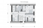 Одноэтажный дом с мансардой, подвалом, гаражом и балконом Rg5109z (Зеркальная версия) План4