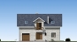 Одноэтажный дом с мансардой, подвалом, гаражом и балконом Rg5109z (Зеркальная версия) Фасад1