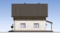 Проект одноэтажного жилого дома с мансардой Rg5110 Фасад4