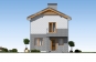Двухэтажный дом с  террасой и балконом Rg5113 Фасад1