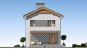 Двухэтажный дом с  террасой и балконом Rg5113 Фасад3