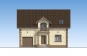 Одноэтажный дом с мансардой, гаражом, террасой и балконом Rg5115z (Зеркальная версия) Фасад1