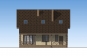 Одноэтажный дом с мансардой, гаражом, террасой и балконом Rg5115z (Зеркальная версия) Фасад3