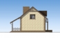 Одноэтажный дом с мансардой, гаражом, террасой и балконом Rg5115z (Зеркальная версия) Фасад4