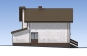 Проект одноэтажного жилого дома с мансардой Rg5118 Фасад4