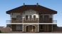 Дом с цоколем и террасой Rg5122 Фасад1