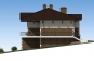 Дом с цоколем и террасой Rg5122 Фасад4