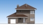 Двухэтажный дом с гаражом, террасой и лоджией Rg5123 Фасад1