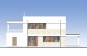 Проект двухэтажного жилого дома с гаражом и террасами Rg5136 Фасад3