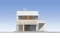 Проект двухэтажного жилого дома с гаражом и террасами Rg5136 Фасад4