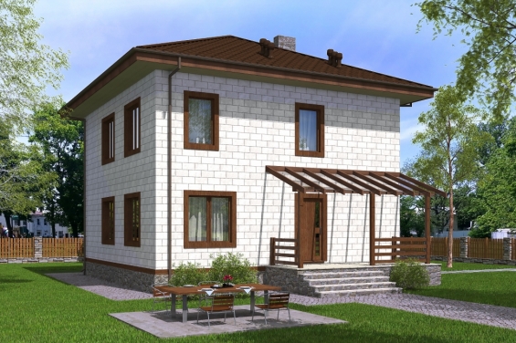 Rg5138 - Проект двухэтажного жилого дома