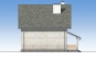 Одноэтажный дом с мансардой и крыльцом Rg5142 Фасад2
