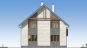 Одноэтажный дом с мансардой и крыльцом Rg5142 Фасад3