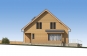 Одноэтажный дом с мансардой и терассой на две семьи Rg5143 Фасад2