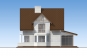 Одноэтажный дом с верандой и балконами Rg5150 Фасад2