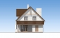 Одноэтажный дом с верандой и балконами Rg5150z (Зеркальная версия) Фасад3