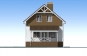 Индивидуальный одноэтажный жилой дом с подвалом, мансардой и террасой Rg5151z (Зеркальная версия) Фасад1