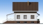 Индивидуальный одноэтажный жилой дом с подвалом, мансардой и террасой Rg5151z (Зеркальная версия) Фасад3
