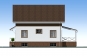 Индивидуальный одноэтажный жилой дом с подвалом, мансардой и террасой Rg5151z (Зеркальная версия) Фасад4