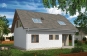 Одноэтажный дом с мансардой и террасой Rg5161 Вид2